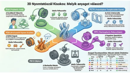 3D nyomtatószál kisokos – Melyik Filanora anyagot válaszd?