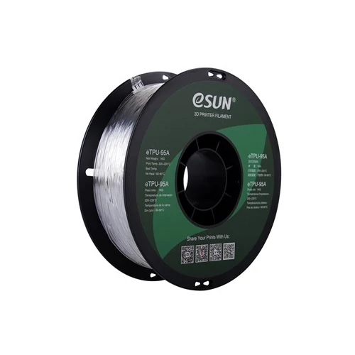 Esun eTPU-95A filament 1,75mm víztiszta 1kg  
