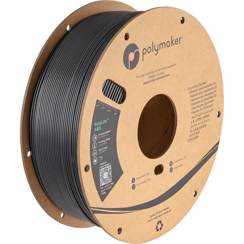 Polymaker Polylite ABS filament 1,75mm  Sötét szürke 1kg
