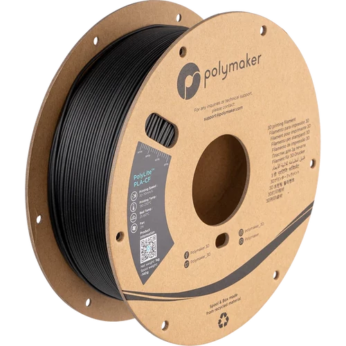 Polymaker Polylite PLA-CF  filament 1,75mm  Fekete 1kg