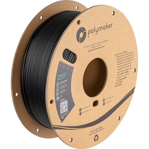 Polymaker Polylite PLA-CF  filament 1,75mm  Fekete 1kg